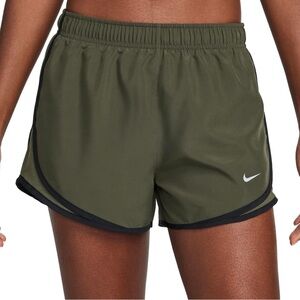 NWT Nike DriFit 10K Running Shorts Olive Cargo Khaki Small